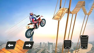 Crazy Bike Racing Stunt 3d 2019 - Android Gameplay screenshot 1