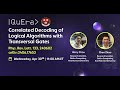 Science with QuEra: Correlated Decoding of Logical Algorithms with Transversal Gates