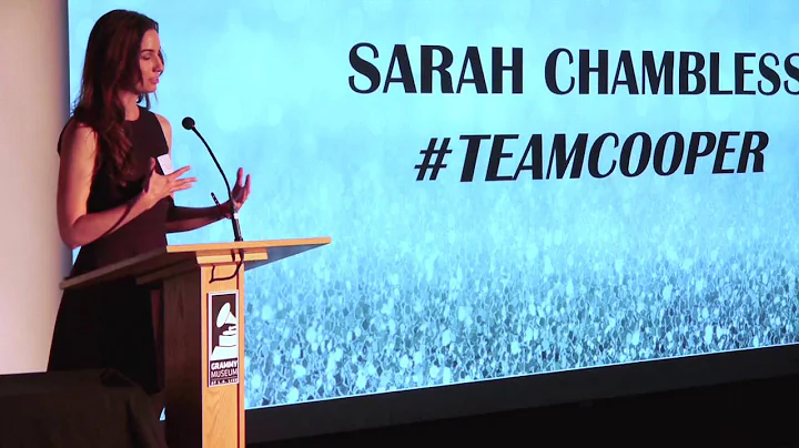 Sarah Chambless - MWOY Kickoff Speech