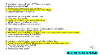 Latihan Soal Uskp A Pph Op Dan Spt Pph Op Part 1