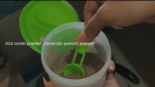 My first cooking vlog ( Quick and Easy high protein dal makhani)
