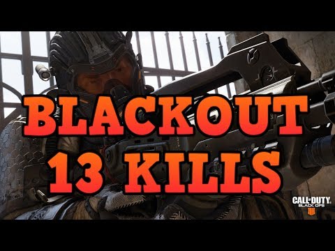 13 KILLS WIN in BLACKOUT mit EPISCHER REACTION - BO4 BATLLE ROYALE