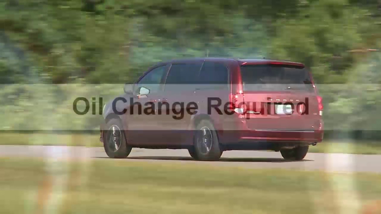 Change Oil Message-Using The Oil Change Indicator In 2017 Dodge Grand Caravan