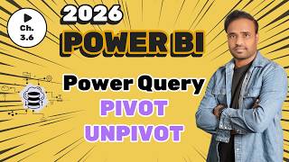 Power Query - Pivot and Unpivot - Power BI Complete Course 2026 - C3.6
