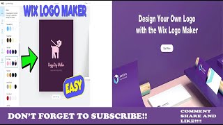 How to create logo using wix maker online- tagalog tutorial
