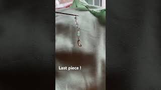I made a keychain for my friend! The stone used is an aura quartz! #crafts #handmade #keychain #diy
