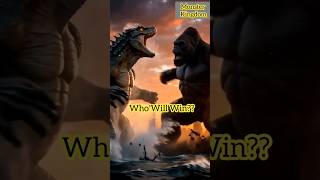 🦍 Titan Gorilla vs Atomic Monster! Who Wins? 😱🔥 #shorts #monster #kingkong #godzilla