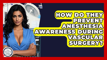 How Do They Prevent Anesthesia Awareness During Vascular Surgery? - The Operating Table