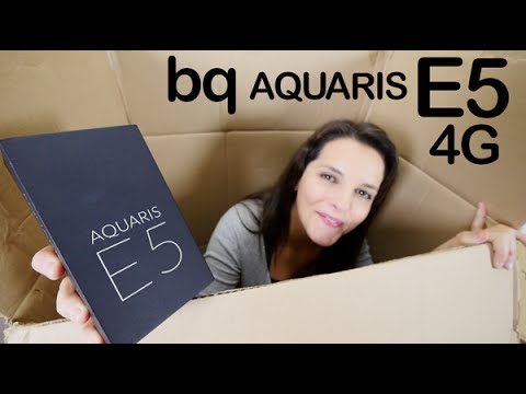 bq Aquaris E5 4G unboxing review en español