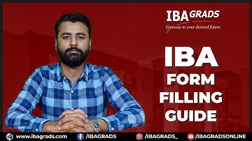How To Fill IBA Form | 2023