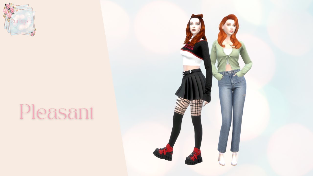 Pleasant Household Makeover [CAS] THE SIMS 4 - YouTube