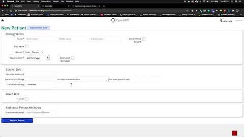 OpenMRS Micro-Frontend Demo: Contact Info Section on Patient Registration Page