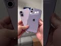 Side By Side: Lavender iPhone 17 🤝 Purple iPhone 11