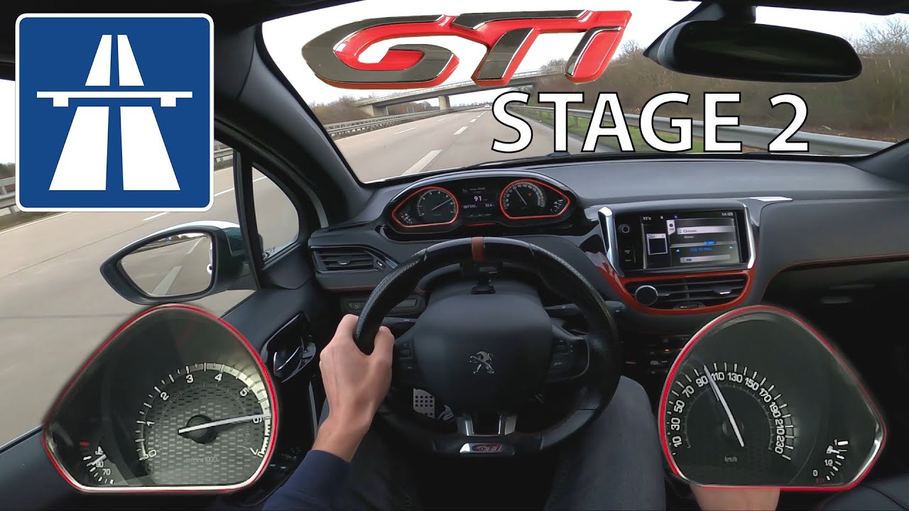 POV Peugeot Sport 208 GTi GREAT! Acceleration Sound Test Drive