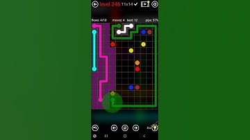 How To Solve Flow Free 11x14 Mega Mania Pack Level 246 Board Walk Through Solution Walkthrough