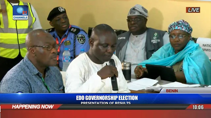 Presentation Of Edo Election Results: Esan South East LG