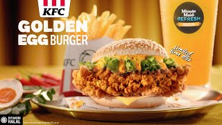 With the  Golden Egg Burger, there’s no reunion like a KFC reunion