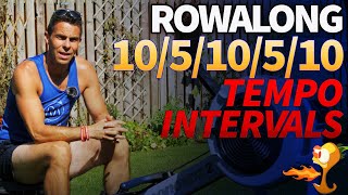 40 Minute Tempo Rowing Workout - Build Endurance at Race Pace | 10K Plan W3S5 | RowAlong Profile