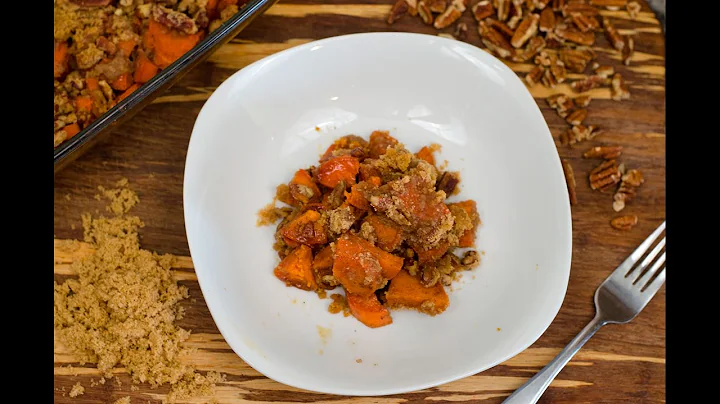 Thanksgiving Roasted Sweet Potatoes with Brown Sug...
