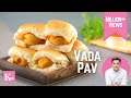 Mumbai style vada pav  vada pao in hindi        chef kunal kapur recipes