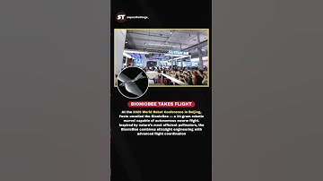 BionicBee Takes Flight: Festo’s Ultrlight Swarm Robot Wows at 2025 World Robot Conference . #shorts