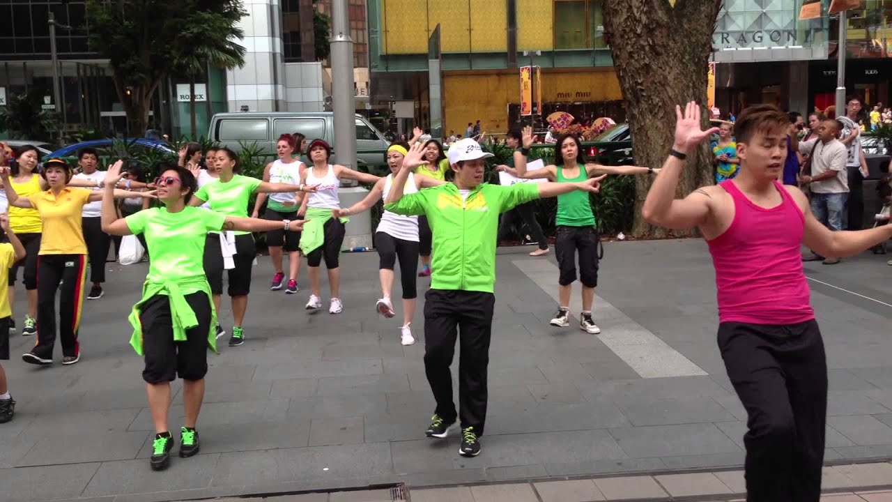 BOKWA Fitness Flashmob on 27 Jan 2013
