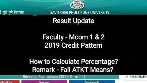 Result Update -Mcom 1 & 2 - 2019 Credit Pattern - Exam April May 2021 (Scheduled in July Aug 2021)