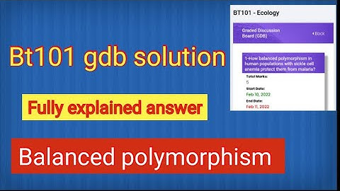 Bt101 gdb solution, complete explanation | balanced polymorphism #easylearning #bt101 #vulectures