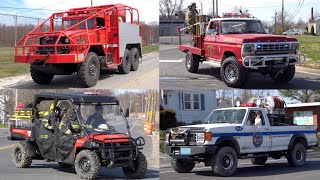Major Brush Fire Response  Pennsville, NJ