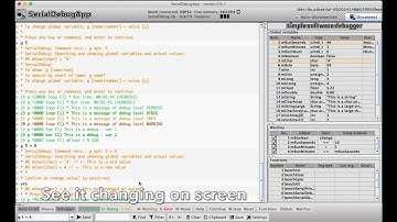 Arduino: SerialDebugApp update: see global variables changing on screen