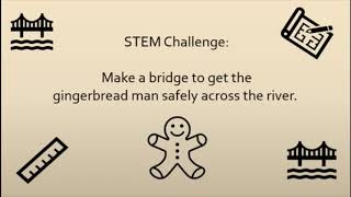 The Gingerbread man's bridge STEM