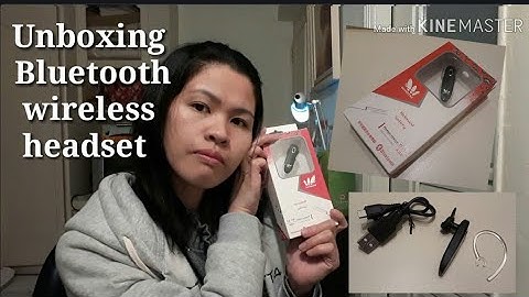 Unboxing Bluetooth wireless headset WT-07 unbridled connection A2DP / WINDTAC Bluetooth stereo Heads