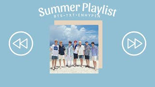 b t s • t x t • e n h y p e n ~ summer playlist