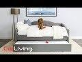 Tufted Day Bed with Trundle - Fairfield Collection | CorLiving