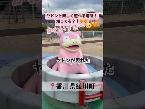 【無料!】突如ヤドンが現れた!!😻🧡🧡#ポケモン #ヤドン #pokemon #yadon #japan #japantravel #香川県 #香川観光 #お出かけ #公園 #遊び #無料