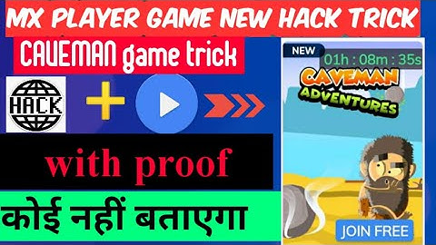 CAVEMAN ADVENTURE game MX player me kaise khele