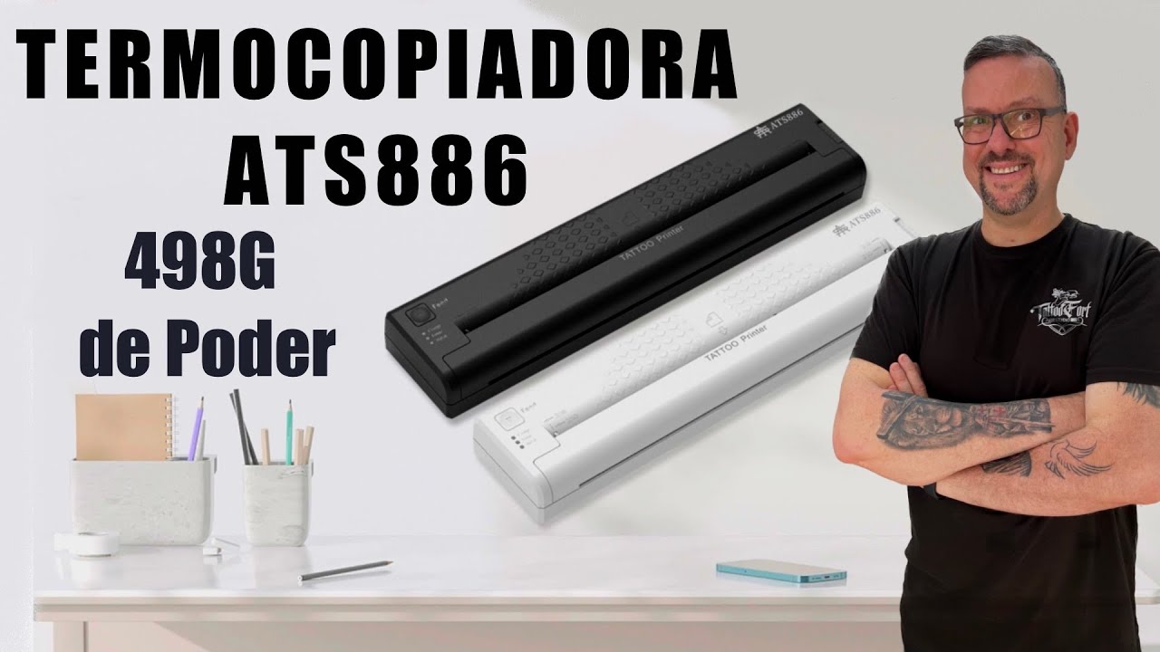 ATS886 Bluetooth Wireless Tattoo Stencil Printer - Yilong Tattoo