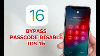 Bypass Passcode & Disable i0S 16.x windows tool