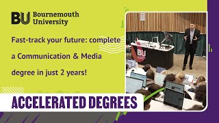 Fast-track your future: complete a Communication & Media degree in just 2 years!