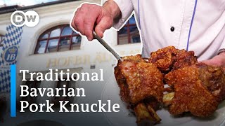 Traditional Pork Knuckles  A Typical Oktoberfest Dish From Germany
