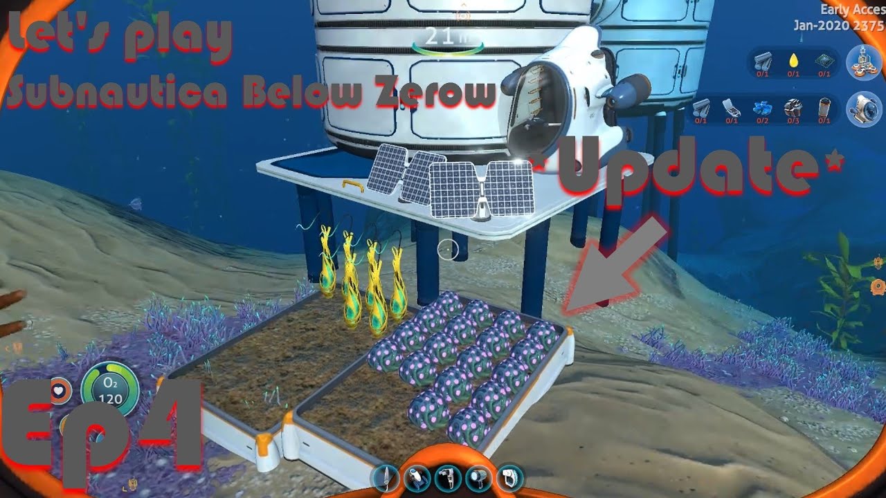 Subnautica Below Zero Exterior Growbed EP4 S1 **Updated** YouTube