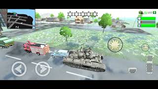 Rope Frog Ninja Hero Car Vegas-Tank rampage screenshot 2