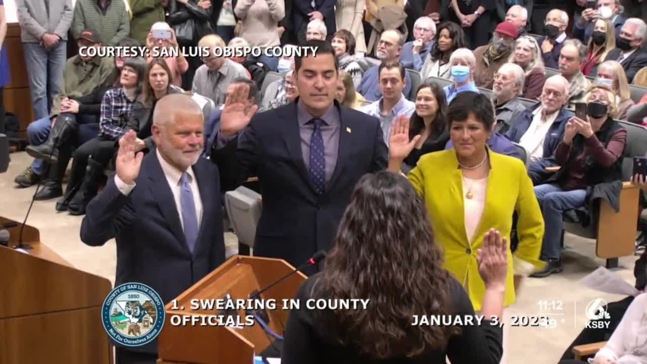 New members of SLO County Board of Supervisors sworn in YouTube