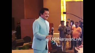 Video thumbnail of "Tu Cheez Badi Hai Mast Kisi Disco Mein Jaayein Udit Narayan 18 Aug 2019 Live At Atal Mithila Samaan"