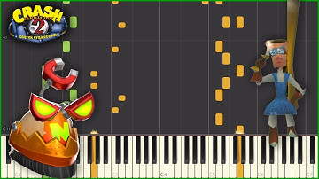 Sewer Bonus Round - Crash Bandicoot 2 [Piano Tutorial] Synthesia MIDI ♫ クラッシュ・バンディクー2 ピアノ