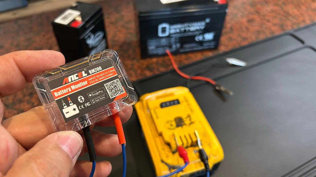 Monitor Battery Life with the Bluetooth BM200 by ANCEL - YouTube