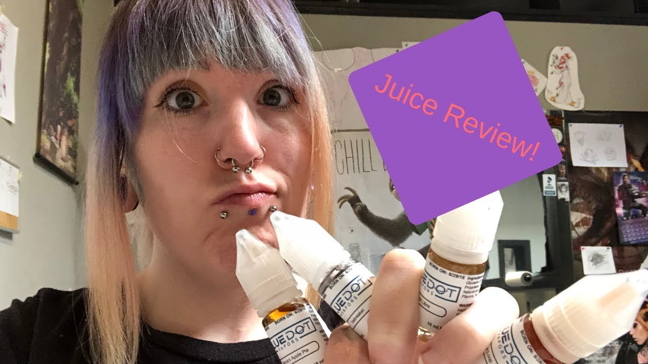 Blue Dot Vapor Juice Review!