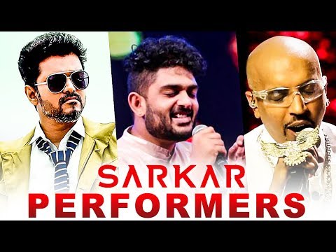 OFFICIAL : Sarkar Song Performers Details | Sid Sriram, Blaze Rapper | Sun TV Live