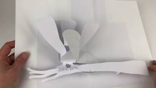 Bird landing on a branch pop-up V1
