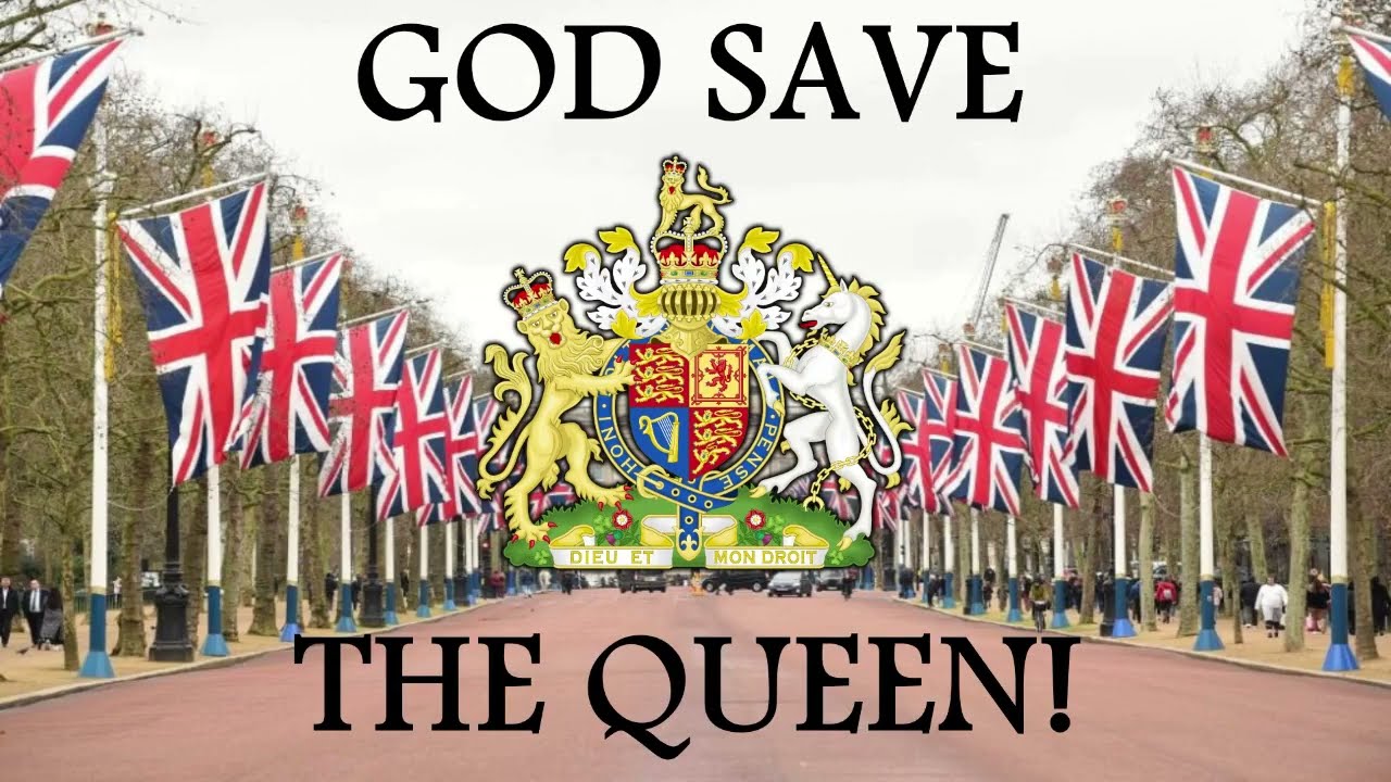 God Save the Queen British National Anthem 19532022 YouTube